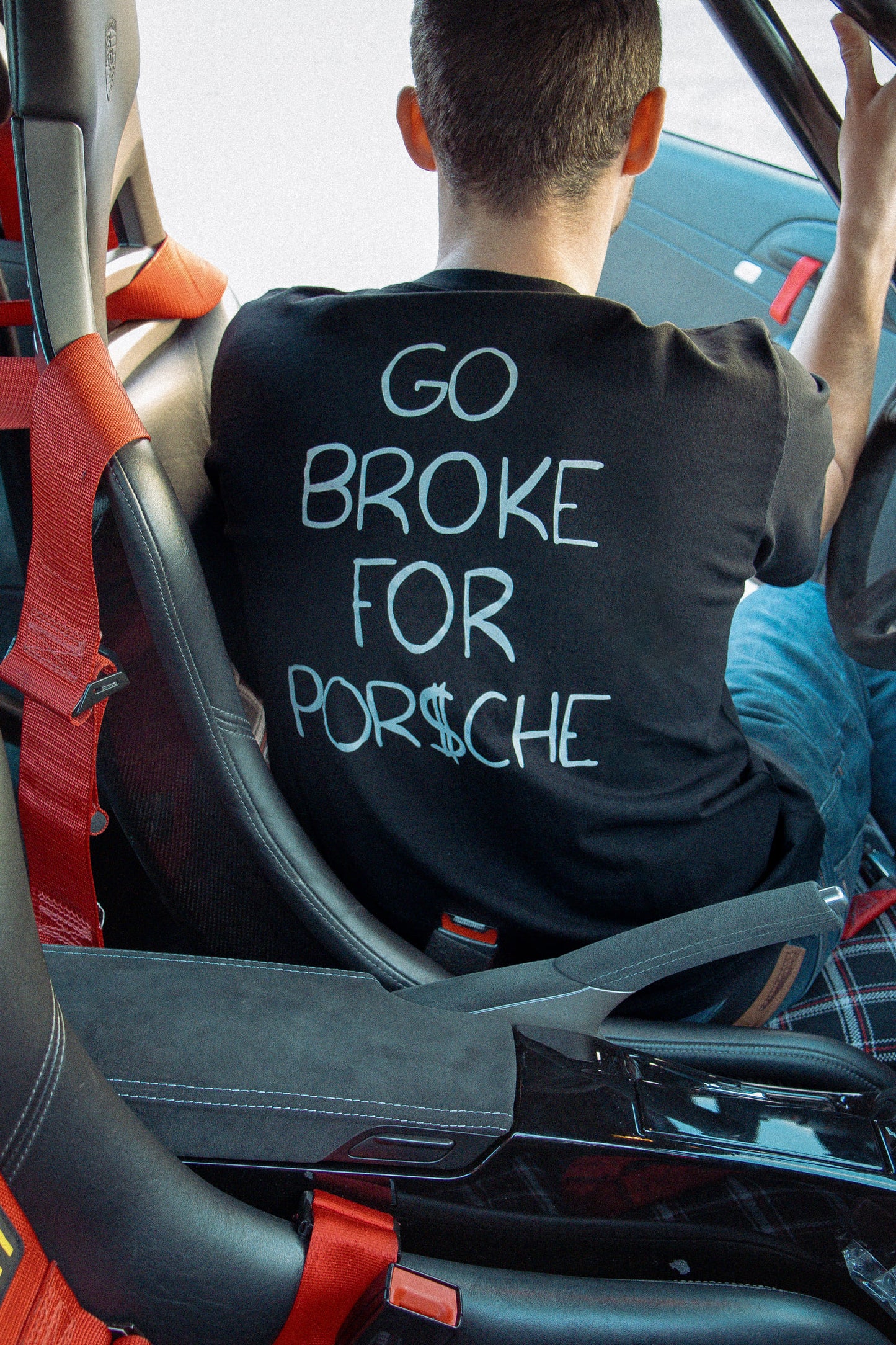 T-Shirt "Go Broke For Porsche"